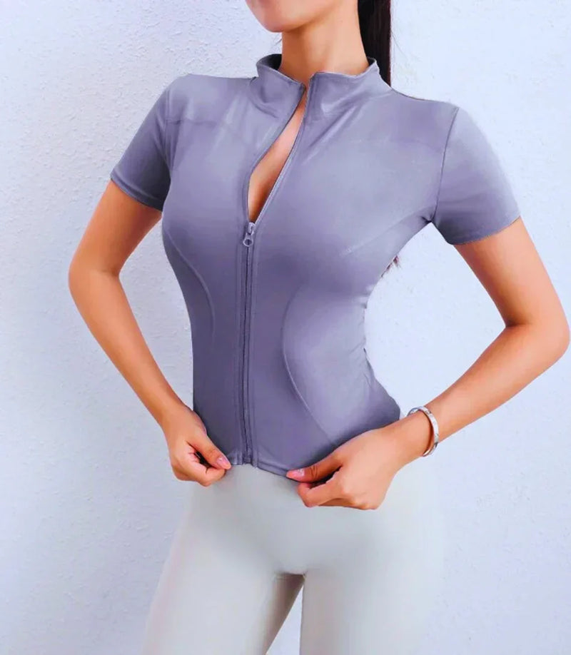 Jaqueta Feminina para Academia Slim Fit | Danda