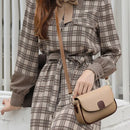 Bolsa Feminina de Couro Legítimo Compacta