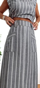 Conjunto Feminino - Capri - Feito em 100% Linho Italiano