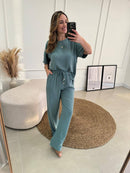 Conjunto Calça e Blusa em Linho Biamar | Queima de Estoque