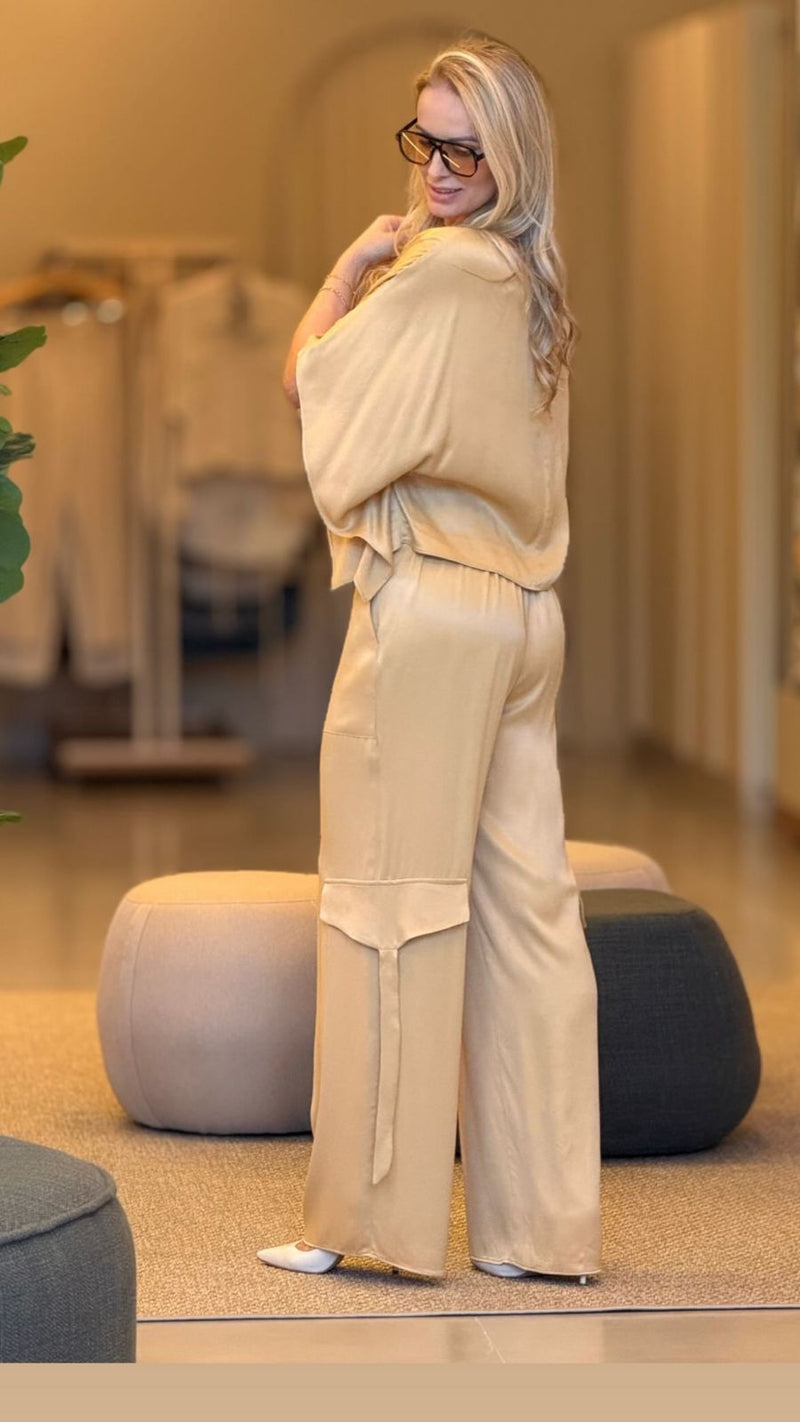 Conjunto Calça e Blusa Morena Rosa