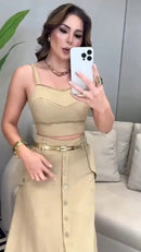 Conjunto René - Blusa e Saia