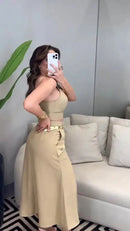 Conjunto René - Blusa e Saia