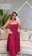 Vestido Bella Rosa – Charme e Delicadeza para Qualquer Ocasião!