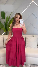 Vestido Bella Rosa – Charme e Delicadeza para Qualquer Ocasião!