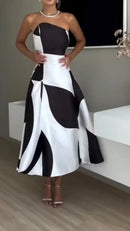 Vestido Estella Elegance – Sofisticação Atemporal com um Toque Moderno!