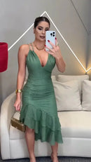 Vestido Jade – Leveza e Elegância com um Toque Moderno!