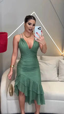 Vestido Jade – Leveza e Elegância com um Toque Moderno!