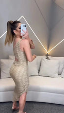 Vestido Stella – O Poder da Elegância com um Toque Moderno!