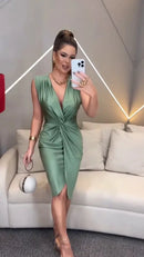 Vestido Verde Grace – Sofisticação e Elegância Atemporal!