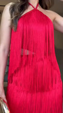 Vestido Violeta – Movimento e Glamour em Uma Só Peça